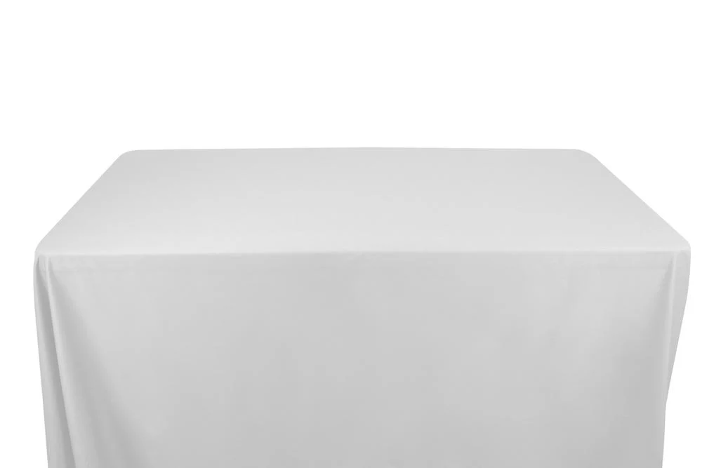 100% Cotton Broadcloth Banquet Rectangular Table Covers - 6 Feet
