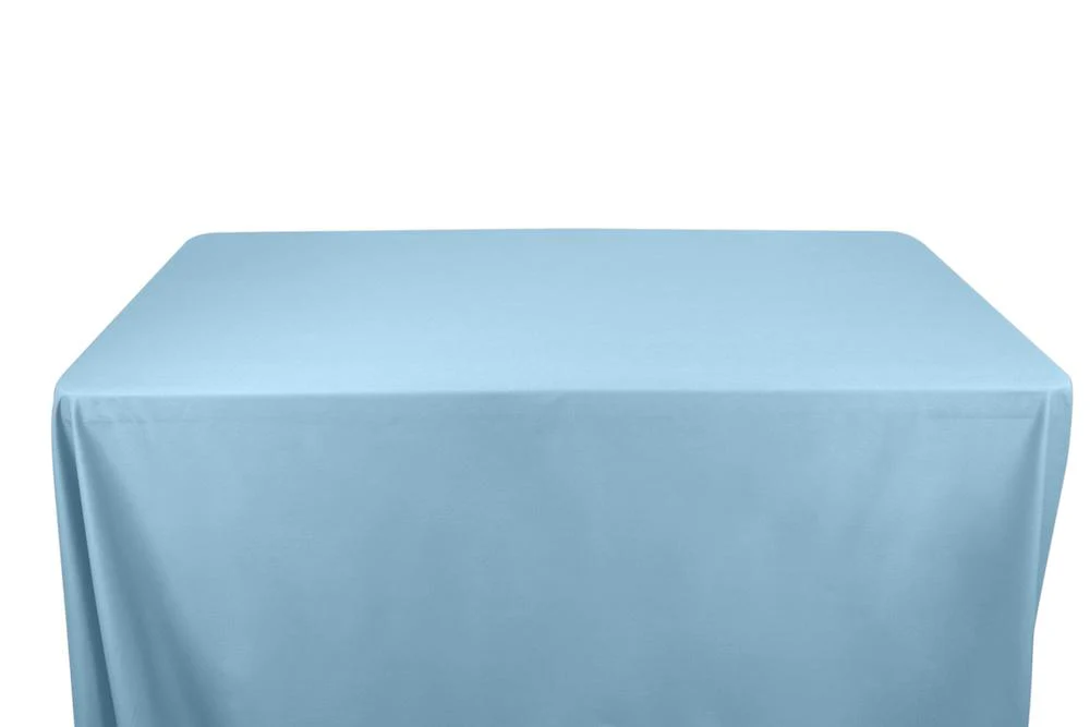 100% Cotton Broadcloth Banquet Rectangular Table Covers - 6 Feet - Image 8