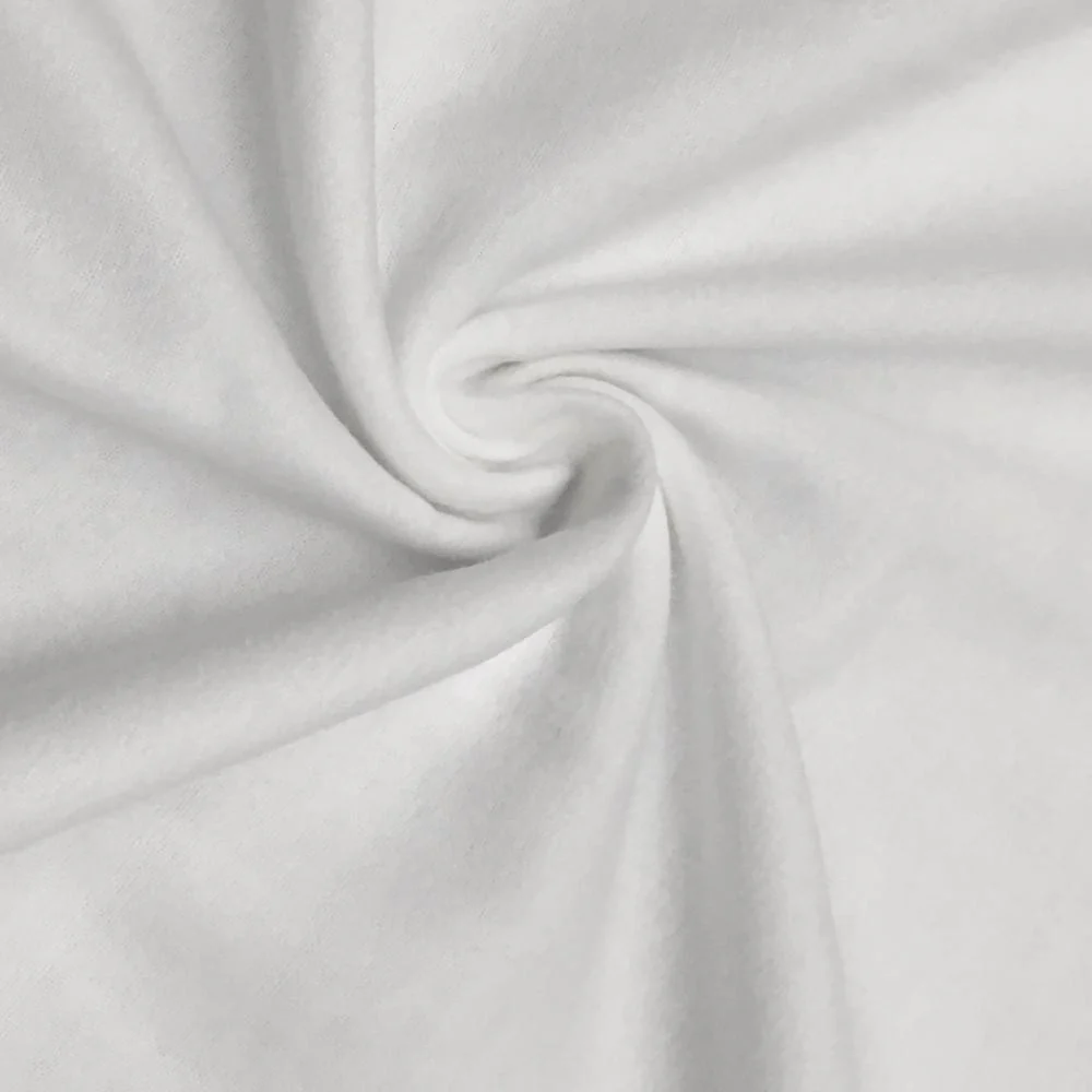 Cotton Flannel Rod Pocket Curtains (All Colors Available) - White - Image 3
