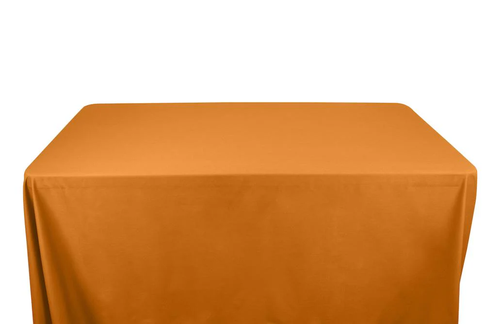 Cotton Polyester Broadcloth Banquet Rectangular Table Covers - 6 Feet - Image 27