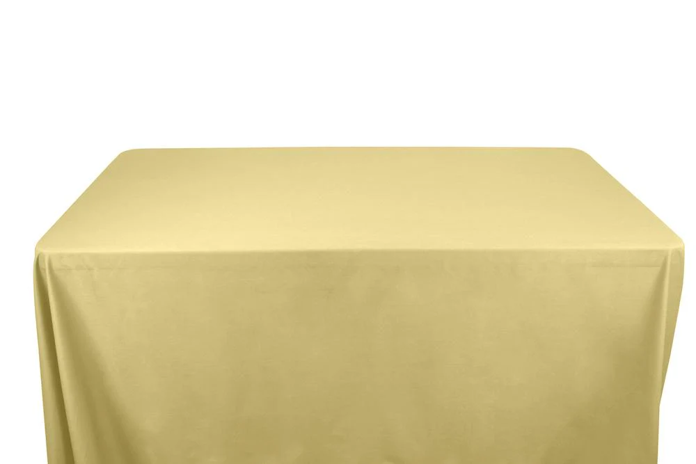 Cotton Polyester Broadcloth Banquet Rectangular Table Covers - 8 Feet - Image 10