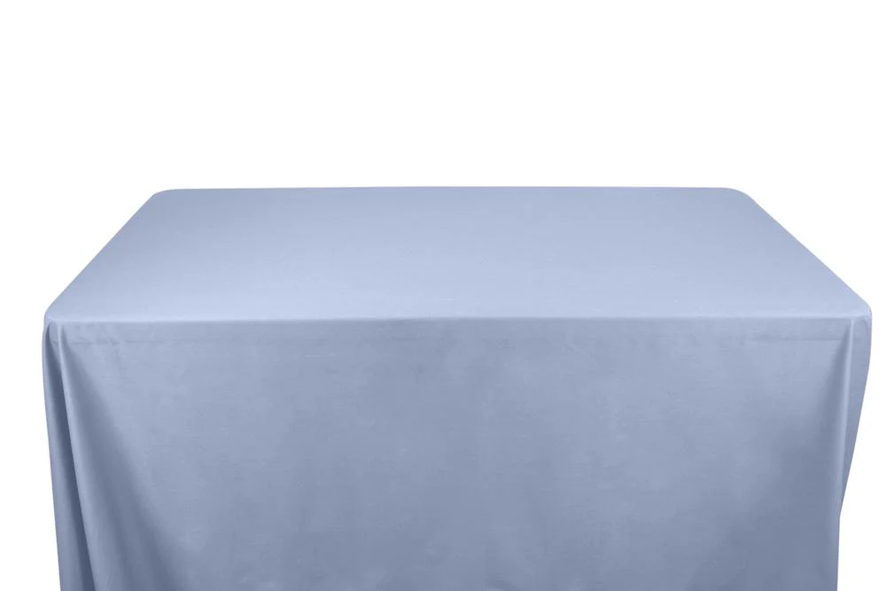 Cotton Polyester Broadcloth Banquet Rectangular Table Covers - 8 Feet - Image 11