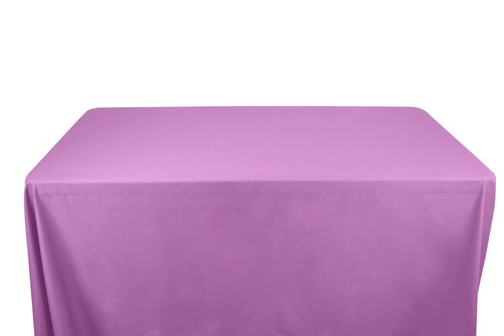 Cotton Polyester Broadcloth Banquet Rectangular Table Covers - 8 Feet - Image 20