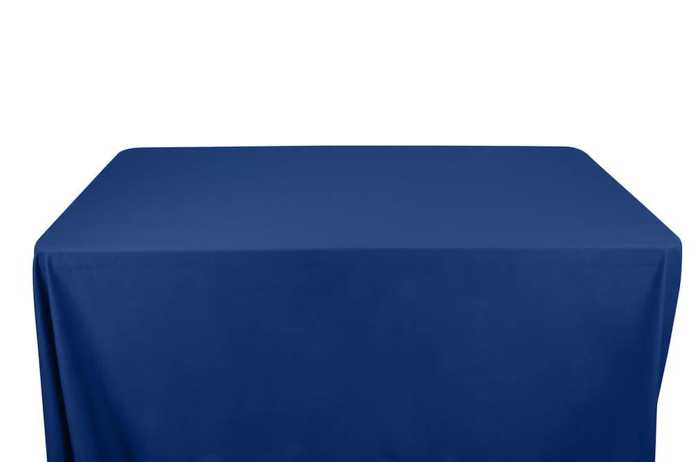 Cotton Polyester Broadcloth Banquet Rectangular Table Covers - 8 Feet - Image 43