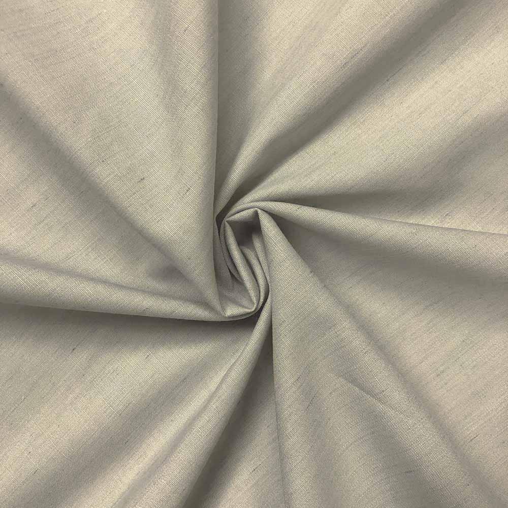 Cotton Polyester Broadcloth Rod Pocket Curtains - Silver - Image 3