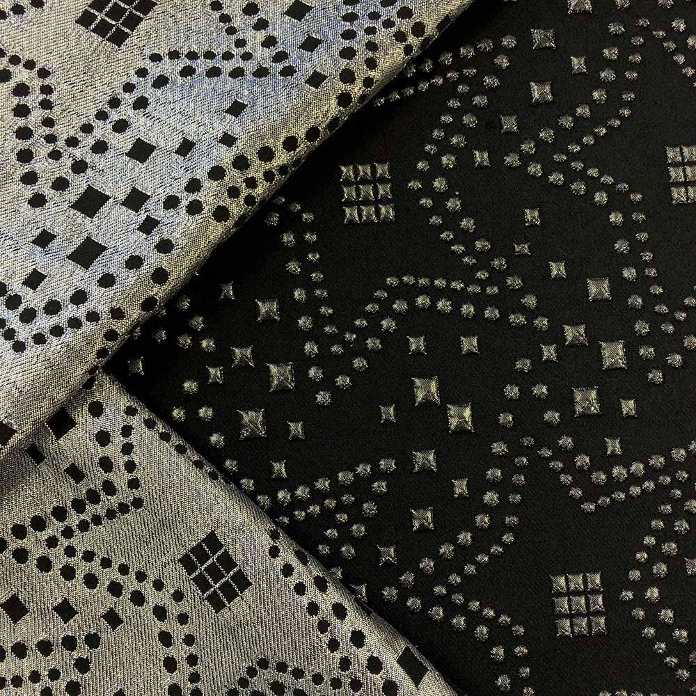 Embroidered Star Metallic Jacquard - Image 10