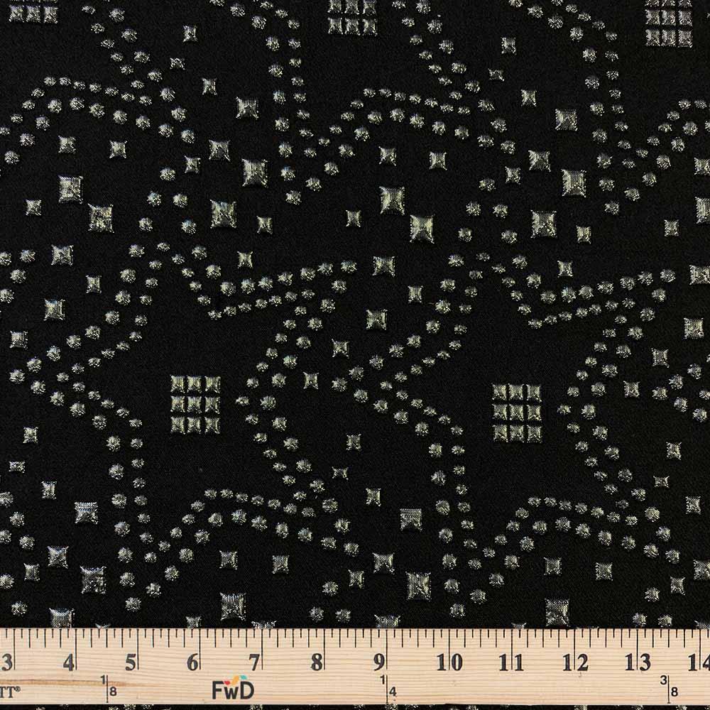 Embroidered Star Metallic Jacquard - Image 11