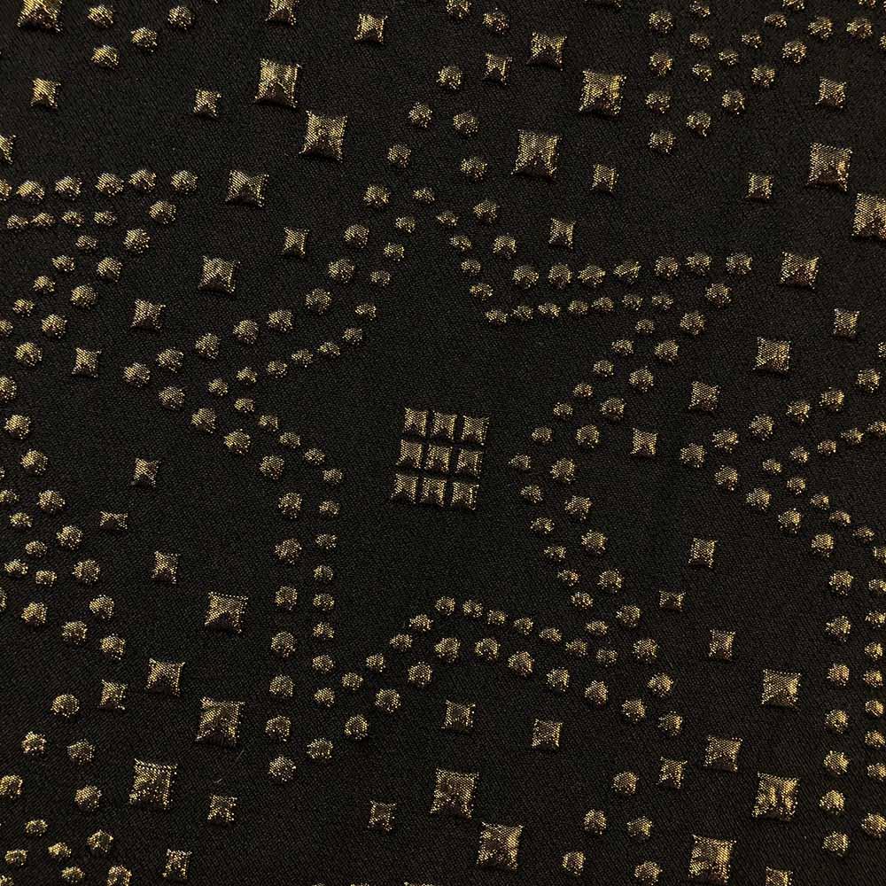 Embroidered Star Metallic Jacquard - Image 3