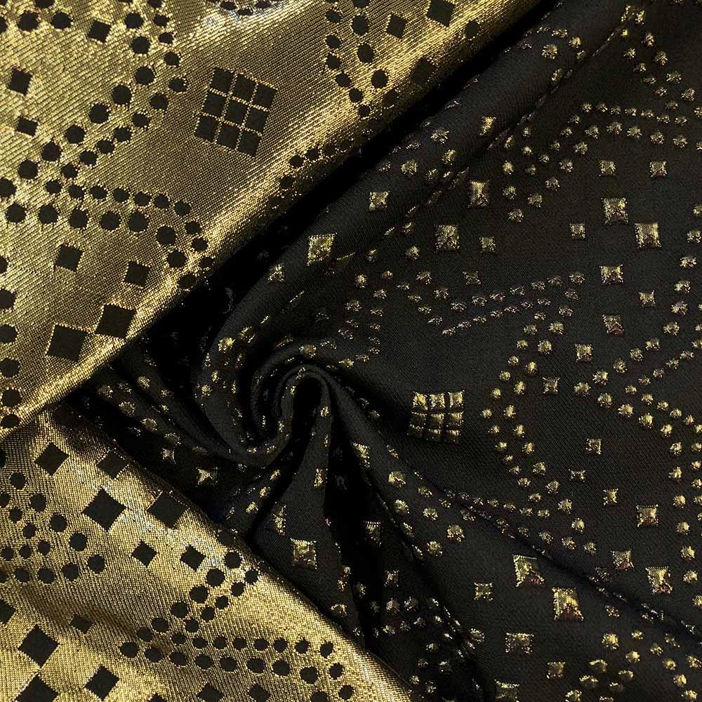 Embroidered Star Metallic Jacquard - Image 4
