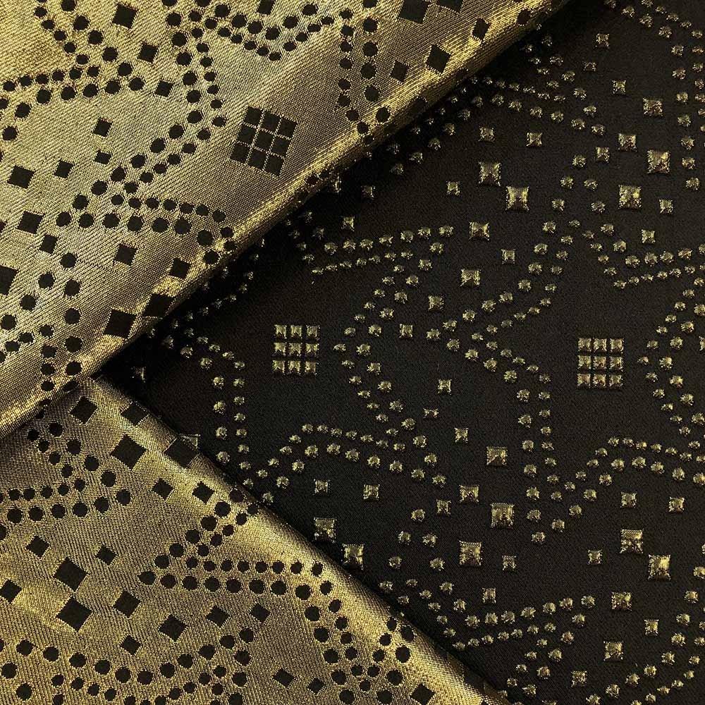 Embroidered Star Metallic Jacquard - Image 5
