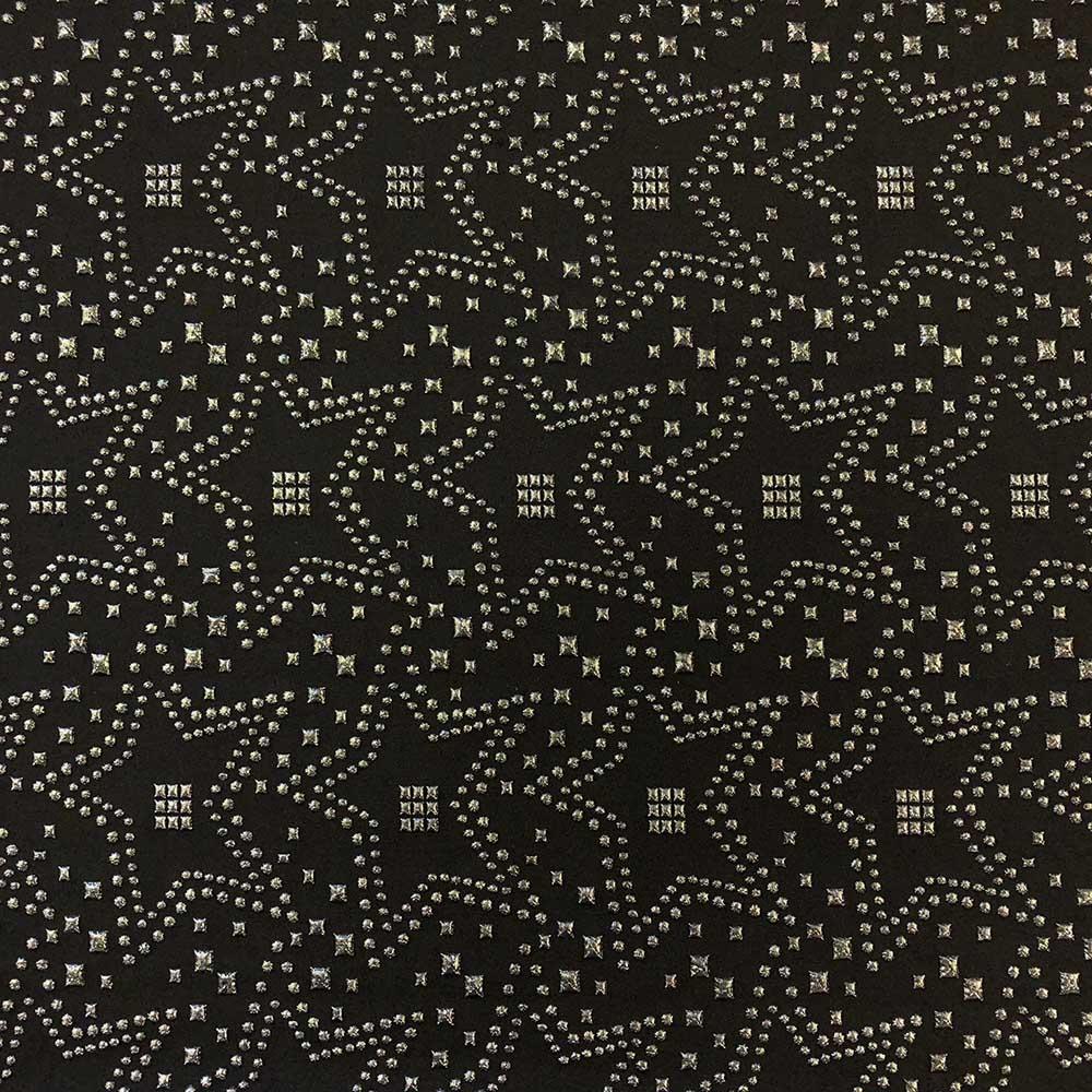 Embroidered Star Metallic Jacquard - Image 7