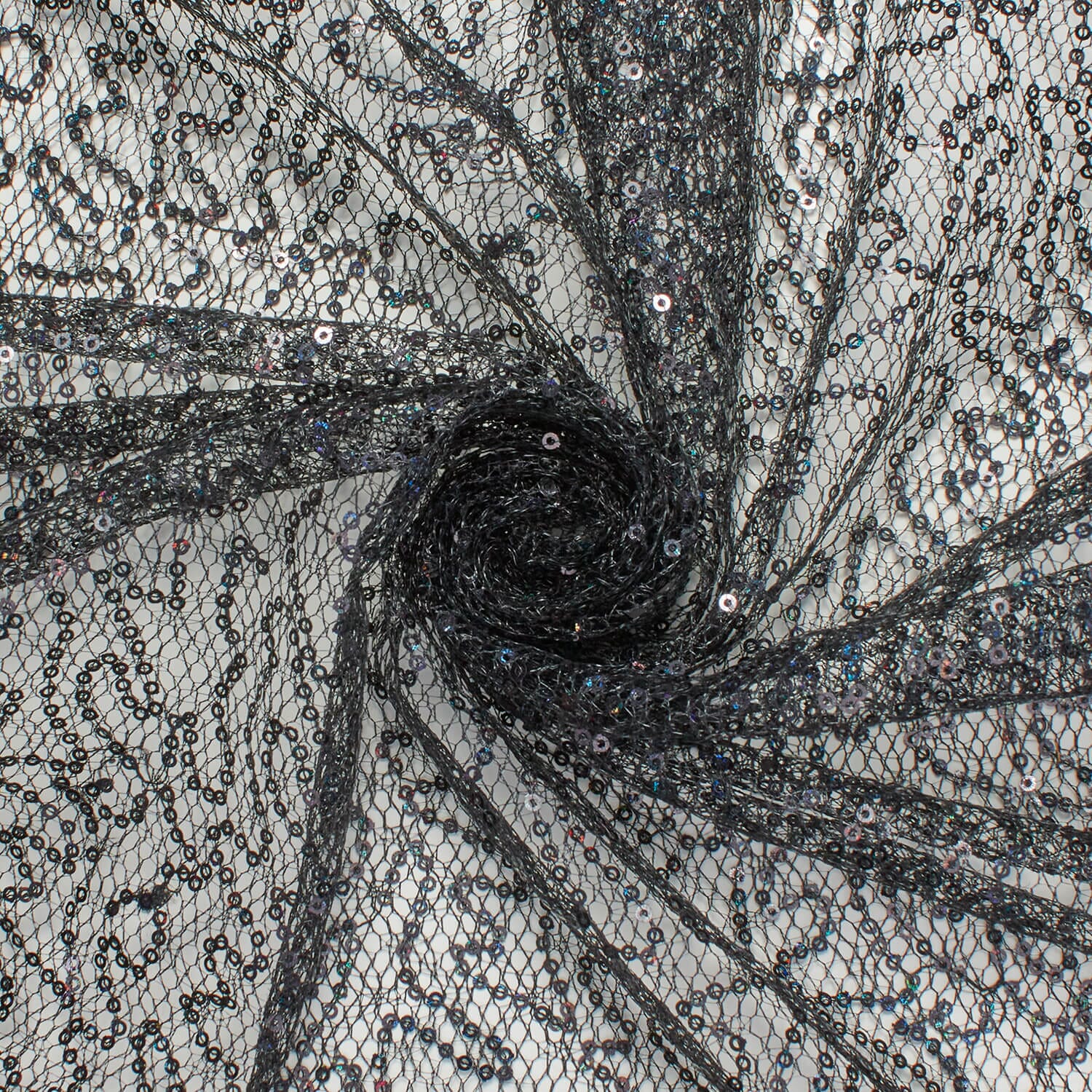 Embroidery Sequins on Tulle Mesh - Image 19