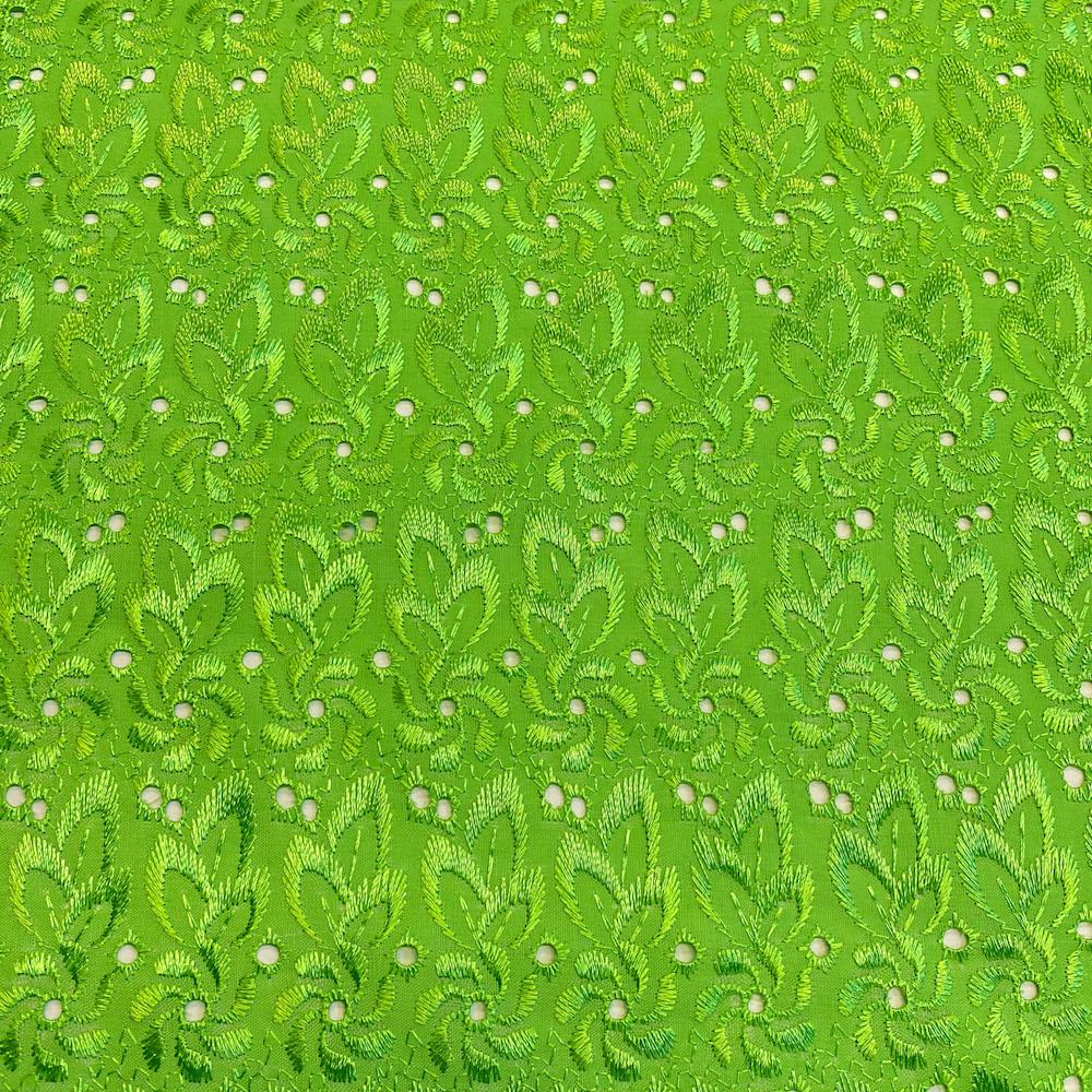 Eyelet Floral Embroidery Fabric - Image 23