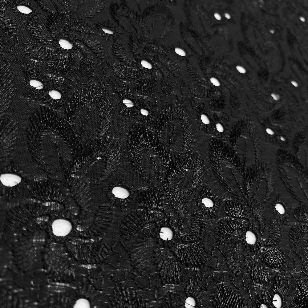 Eyelet Floral Embroidery Fabric - Image 42