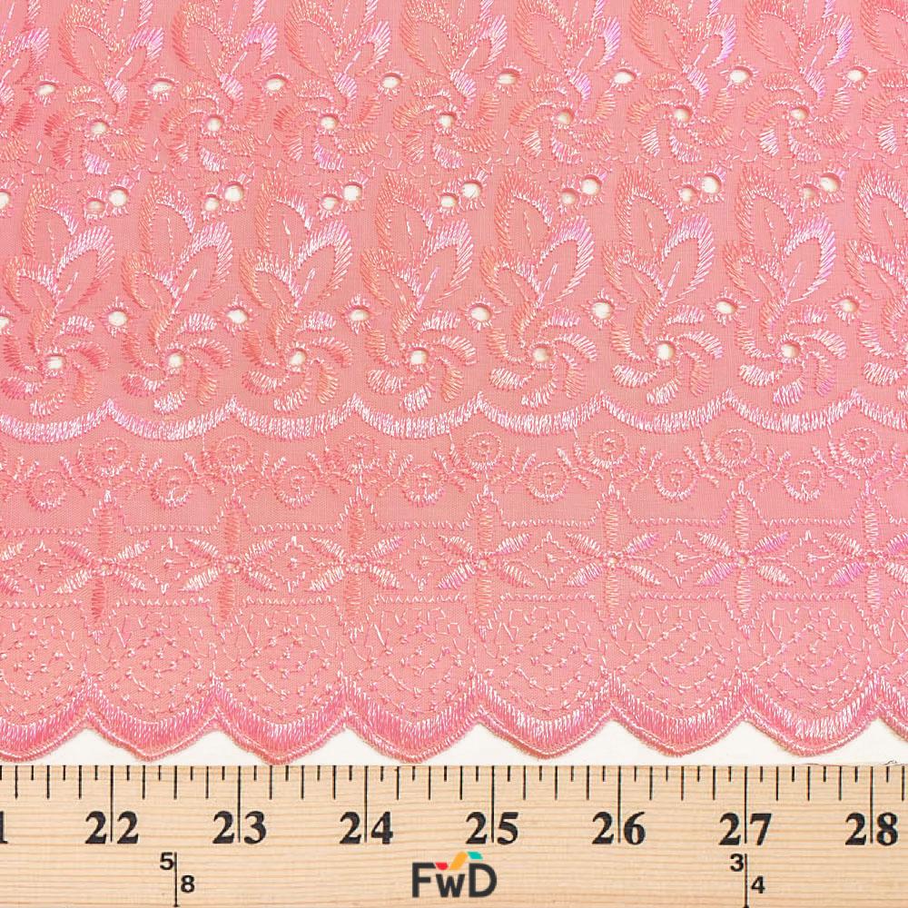 Eyelet Floral Embroidery Fabric - Image 7