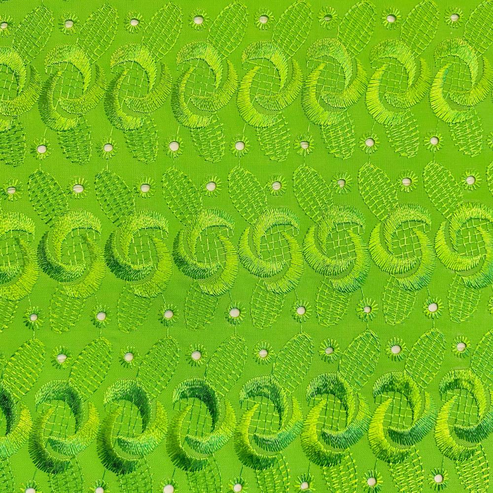 Eyelet Spiral Embroidery Fabric - Image 32