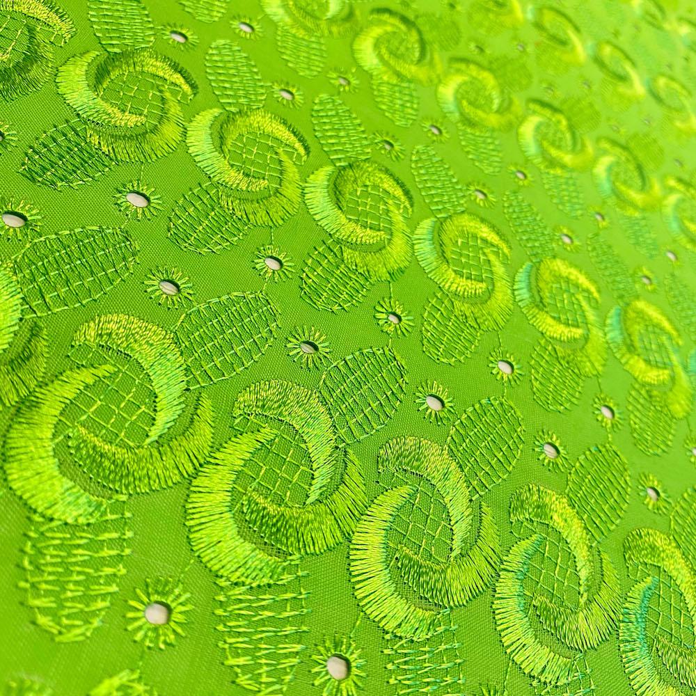 Eyelet Spiral Embroidery Fabric - Image 33