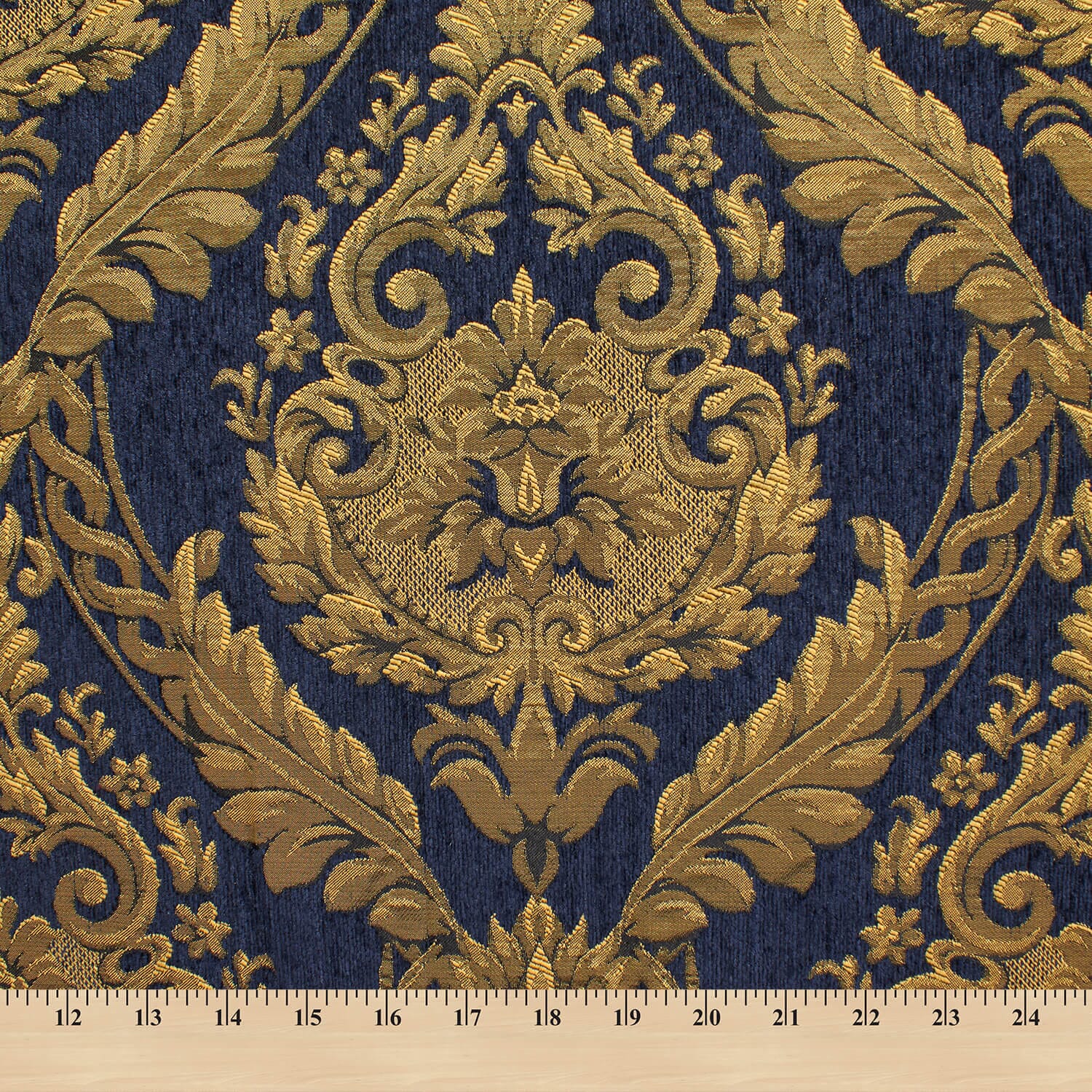 Floral Bloom Two Tone Polyester Rayon Chenille Damask Jacquard - Image 21
