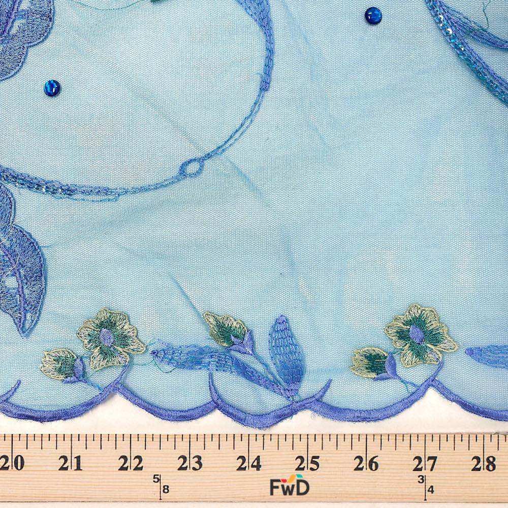 Floral Patch Gem & Sequins Embroidery - Image 7