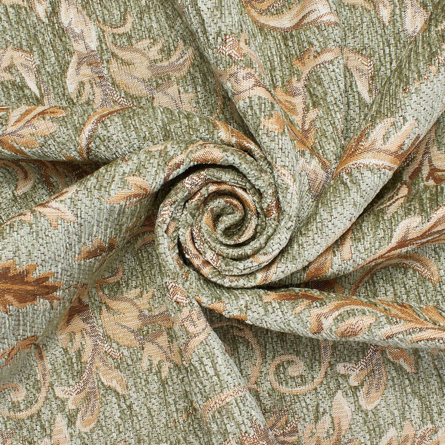 Floral Scroll Polyester Chenille Jacquard - Image 15