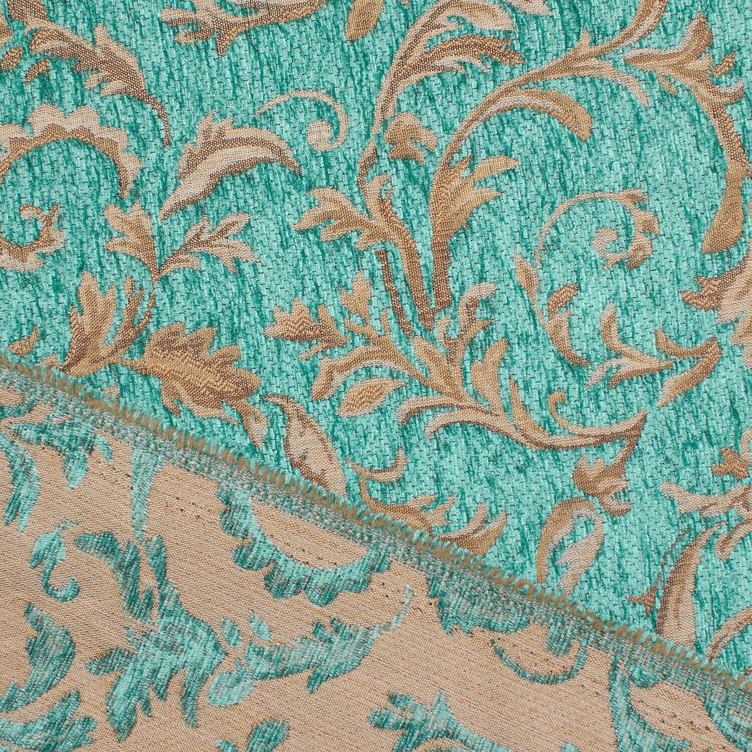 Floral Scroll Polyester Chenille Jacquard - Image 8