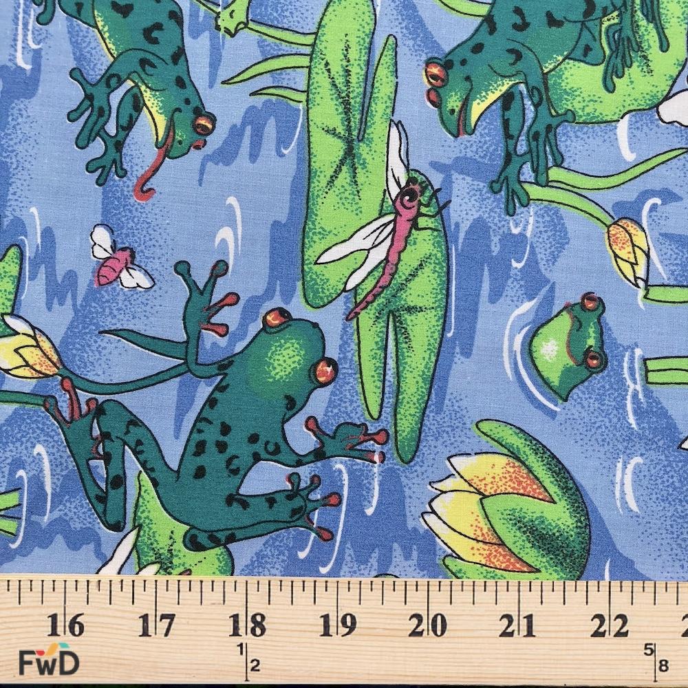 Frog Pond Blue Print Broadcloth - Image 3