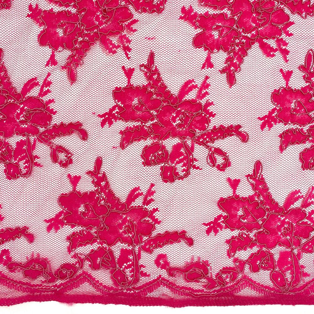 Fuchsia Queen Corded Lace