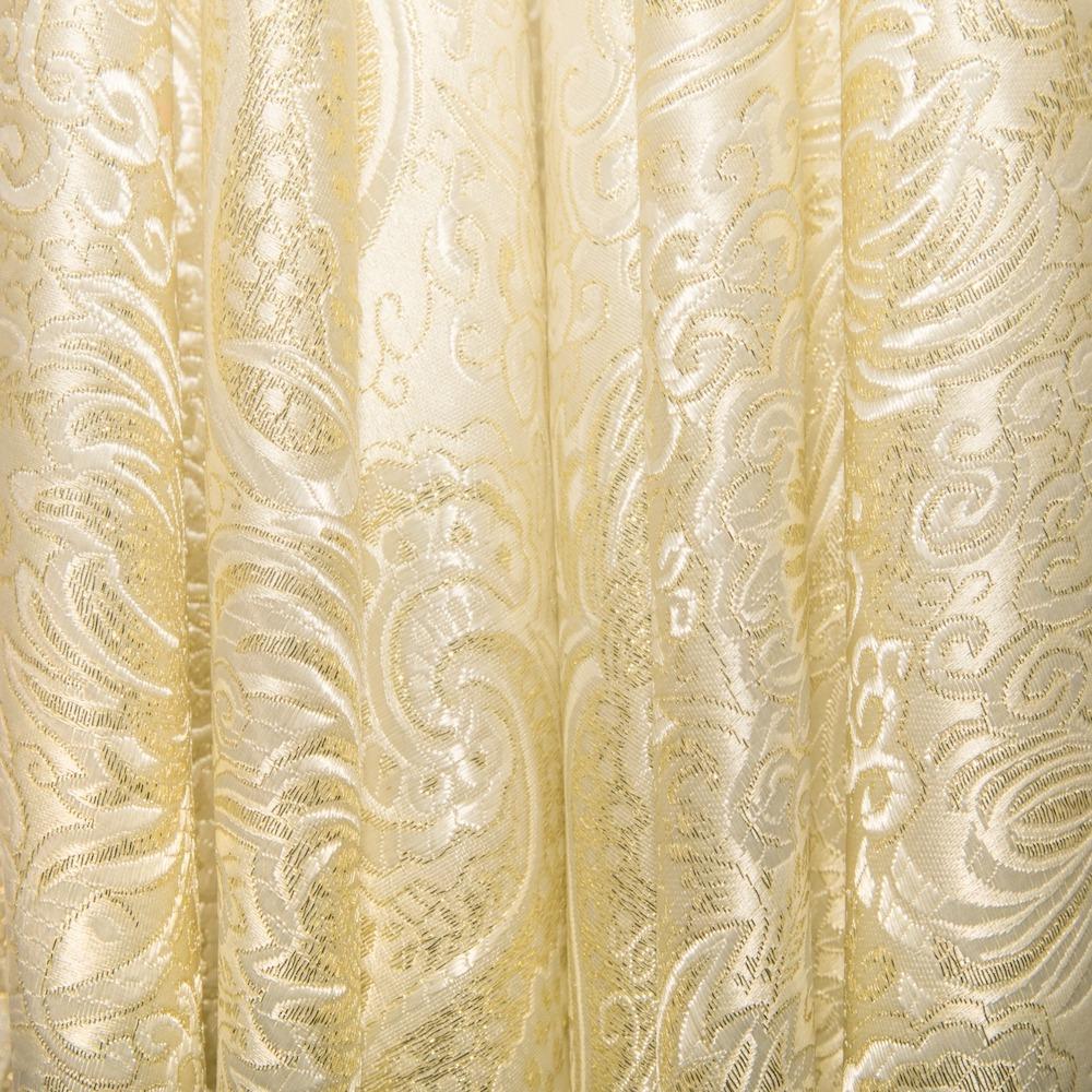 Gold Paisley Metallic Brocade - Image 19