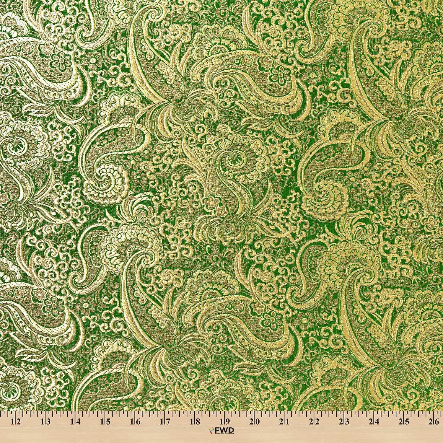 Gold Paisley Metallic Brocade - Image 28