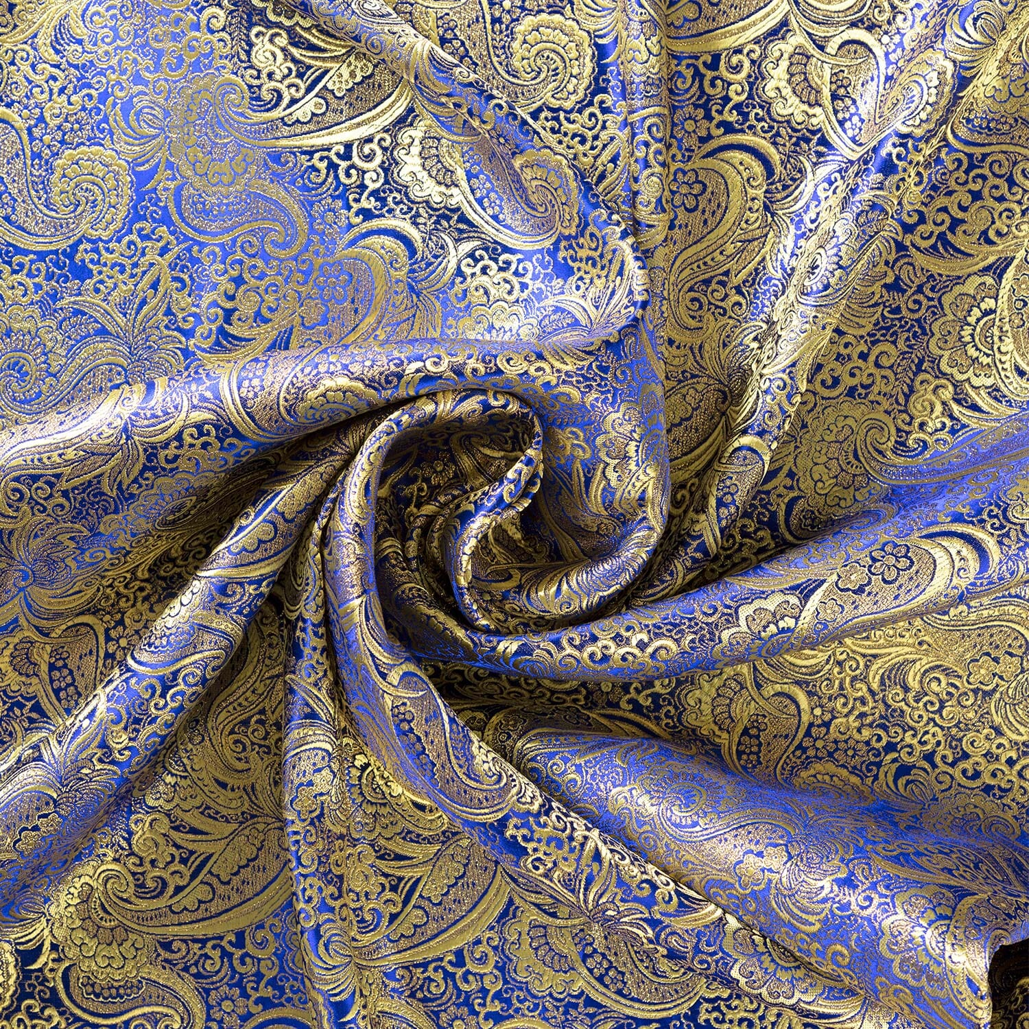 Gold Paisley Metallic Brocade - Image 34