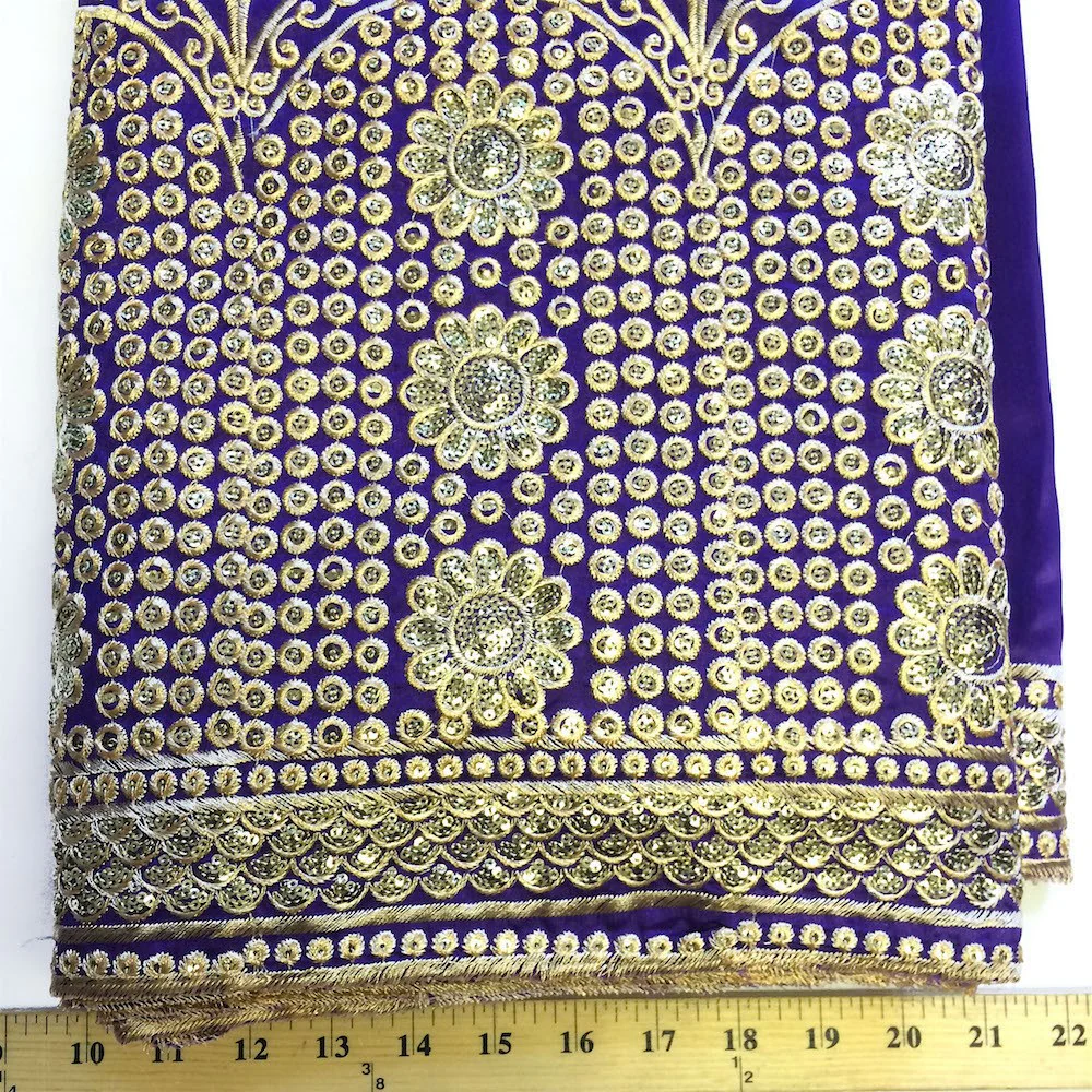 Grandeur African George Taffeta - Purple - Image 3