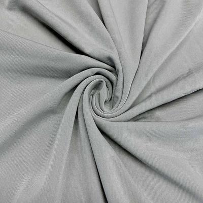 ITY Knit Stretch Jersey Rod Pocket Curtains - Silver - Image 3