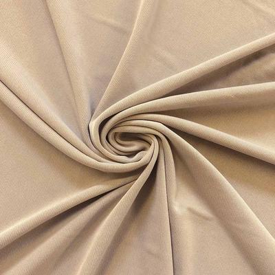 ITY Knit Stretch Jersey Rod Pocket Curtains - Tan - Image 3