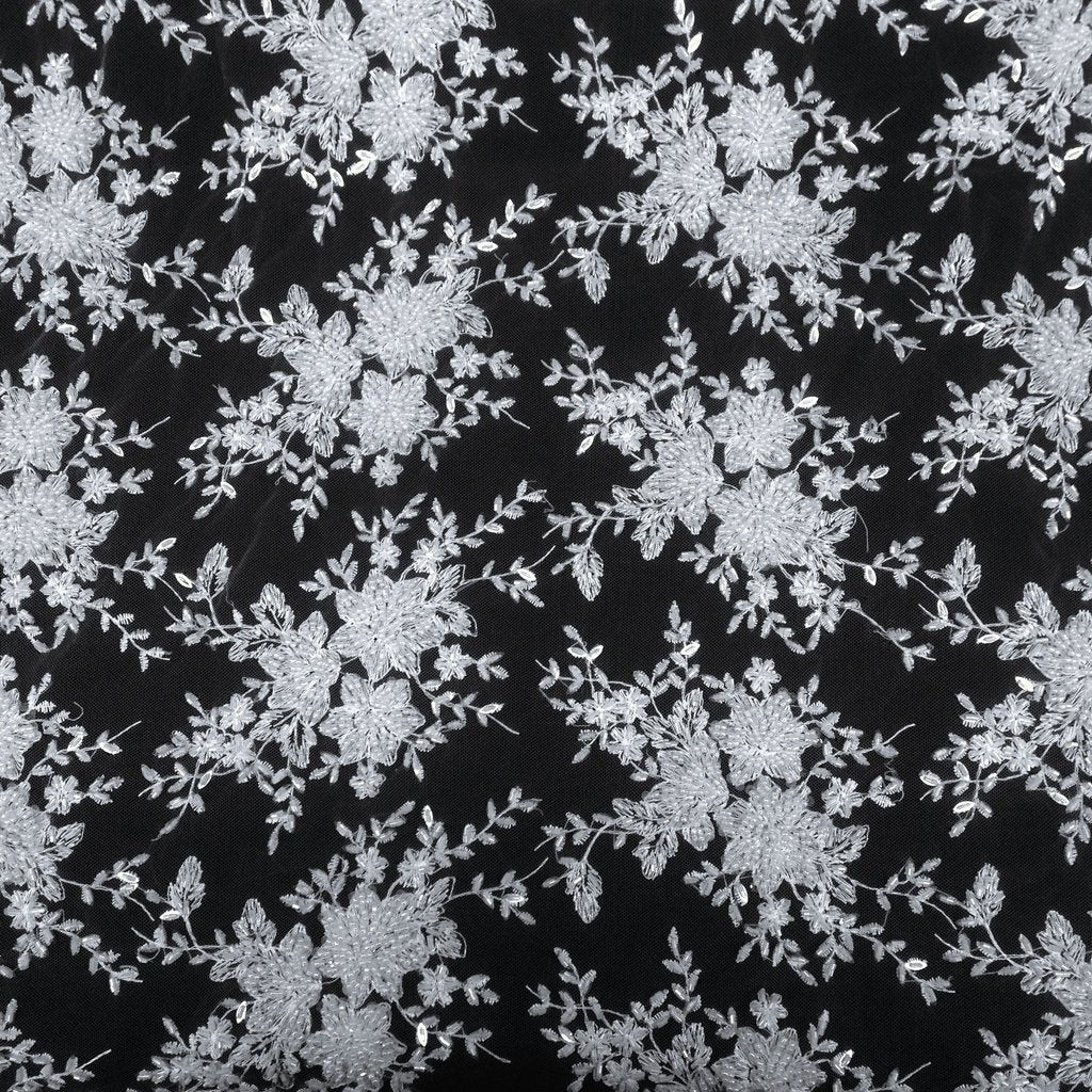 Ivy Bridal Lace Beaded Fabric - Image 3