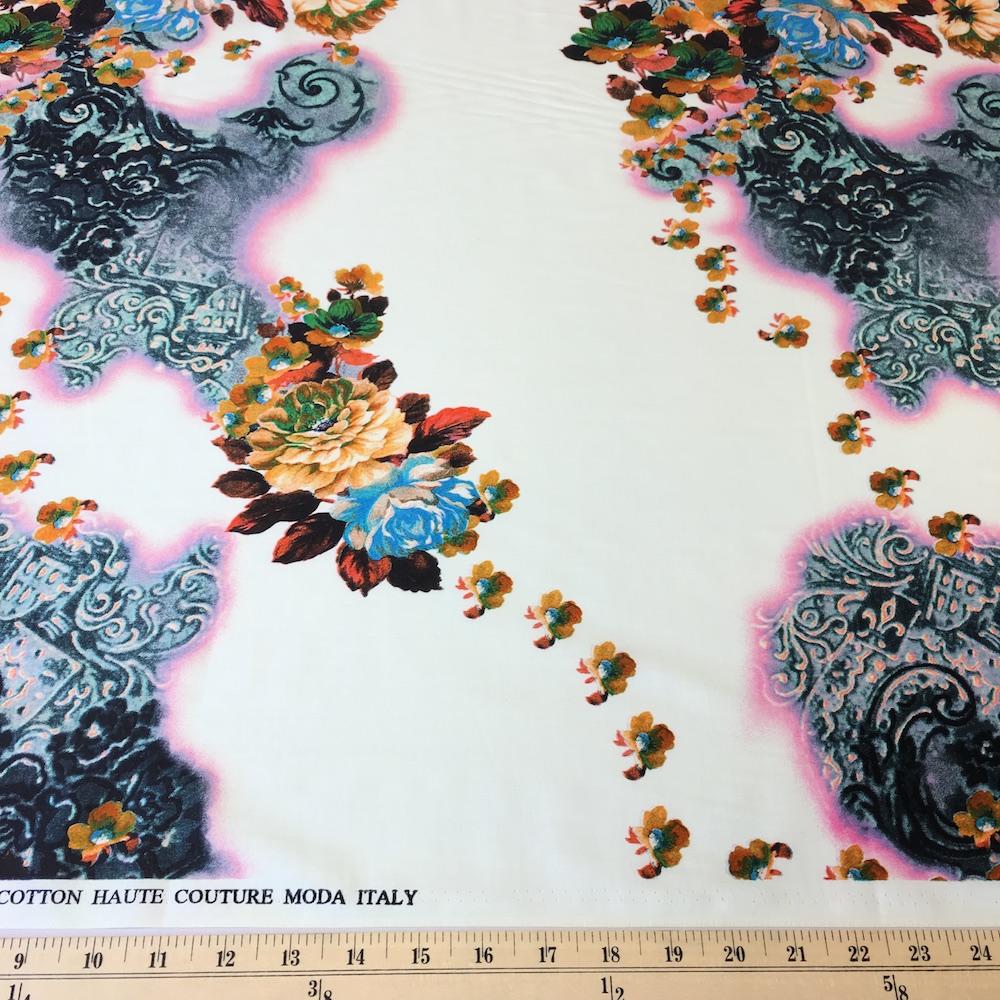 Kaitlyn White Printed Cotton - Image 5