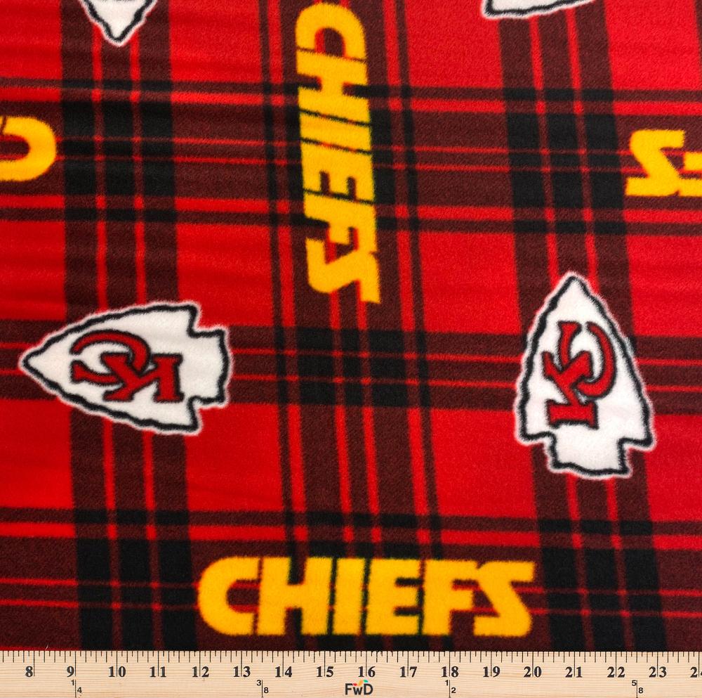 Kansas City Chiefs NFL Fleece Fabric - Image 3