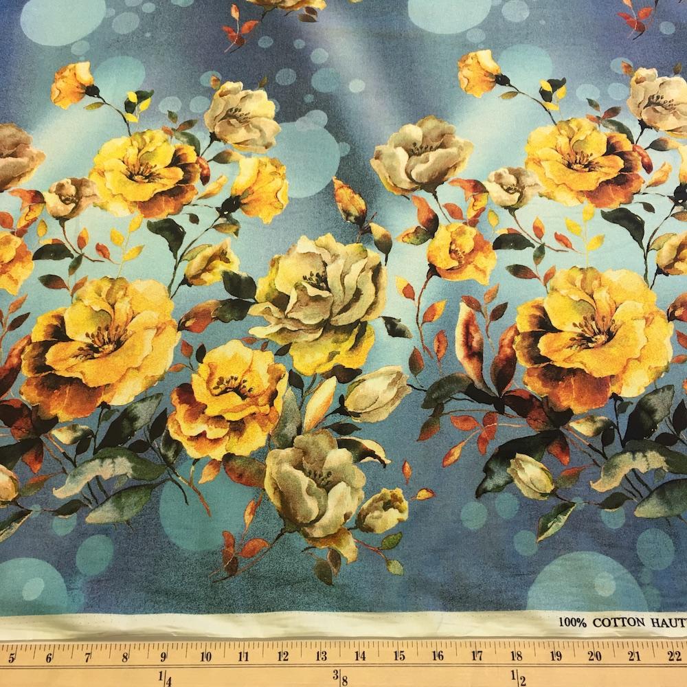 Kara Blue Printed Cotton