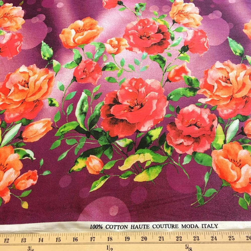 Kara Magenta Printed Cotton - Image 4