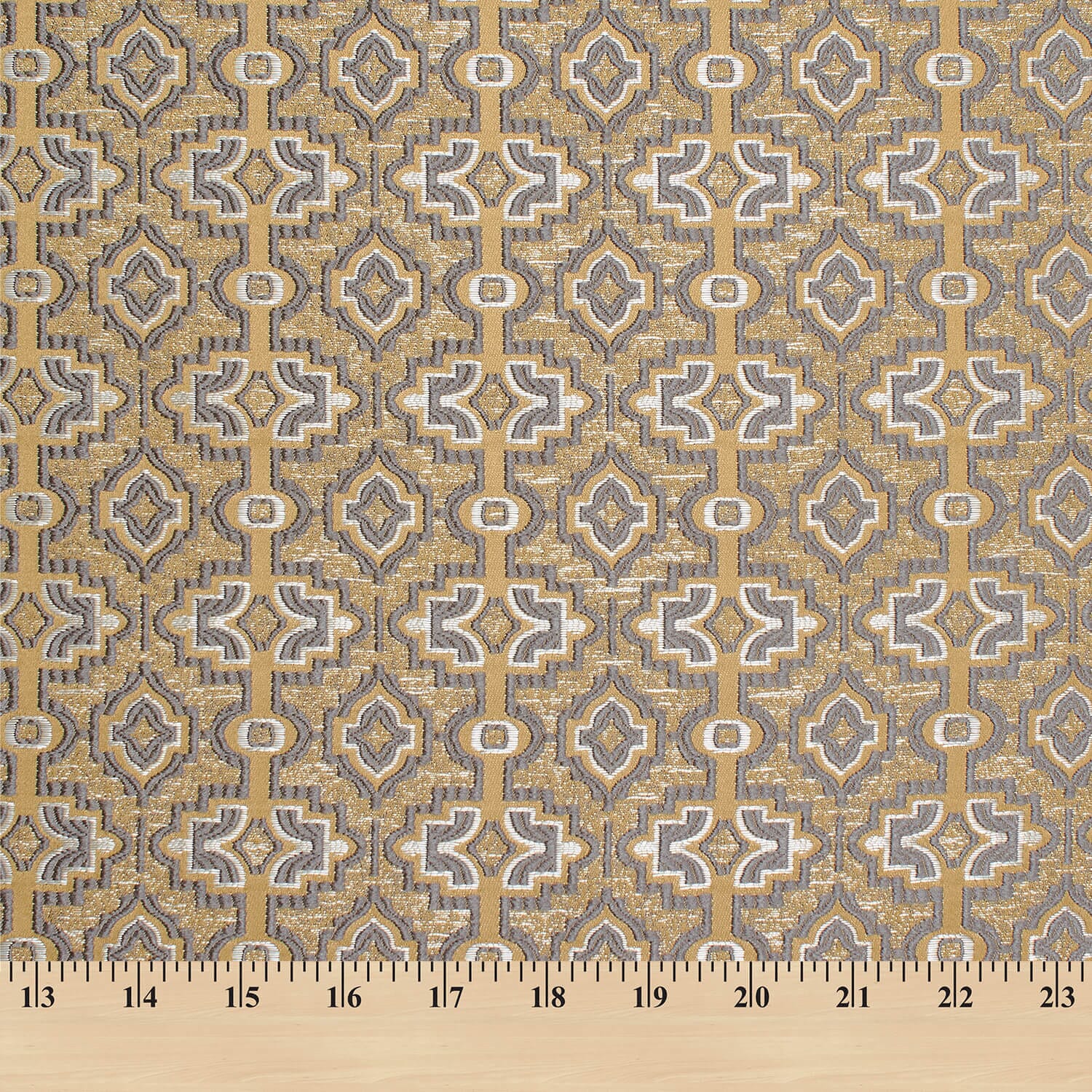 Kashmir Geometric Extra Wide Brocade Upholstery Jacquard - Image 6