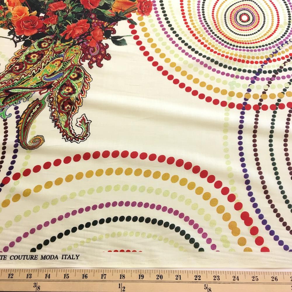 Kayla Beige Printed Cotton - Image 3