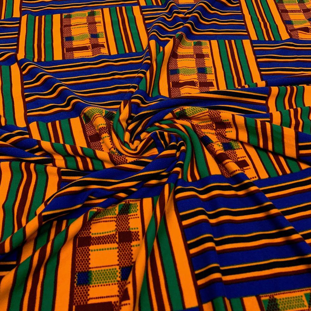 Kente African Print DTY Brushed (20-1) - Image 3