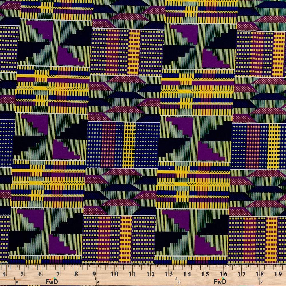 Kente African Print DTY Brushed (3-3) - Image 2