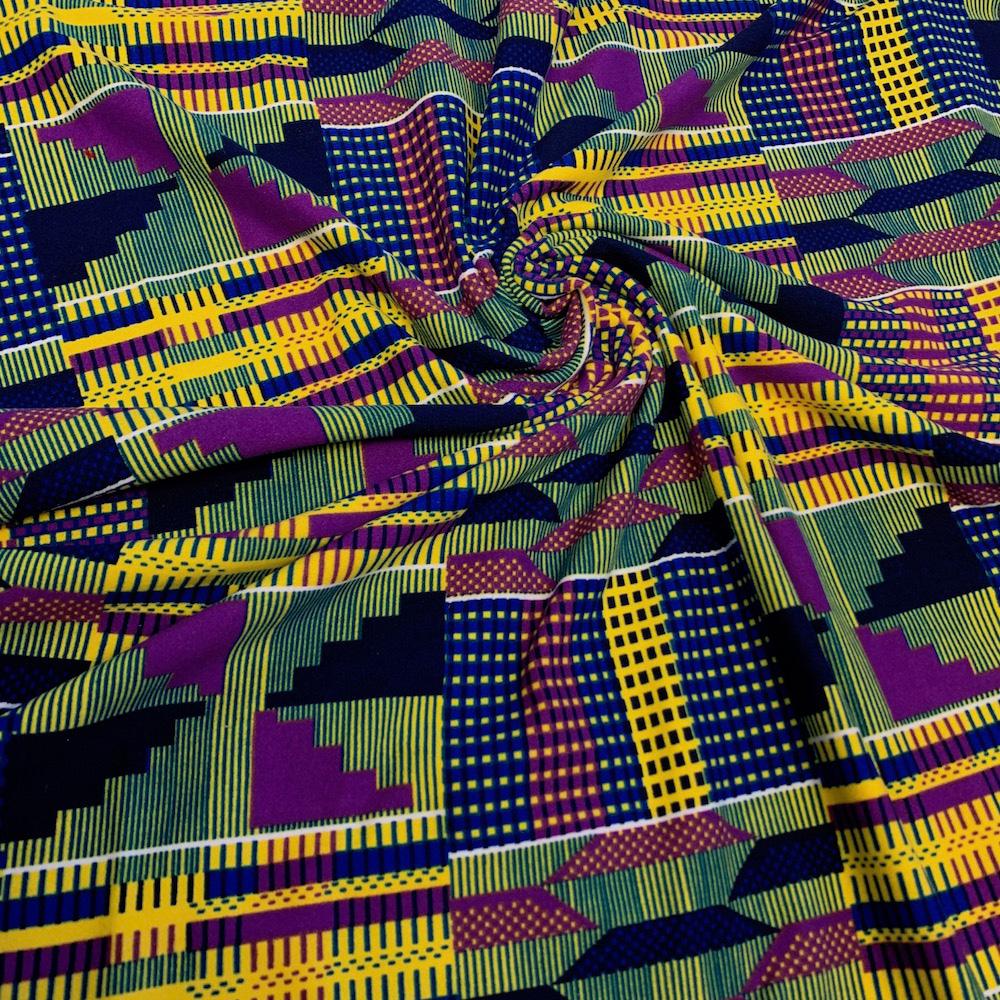 Kente African Print DTY Brushed (3-3) - Image 3