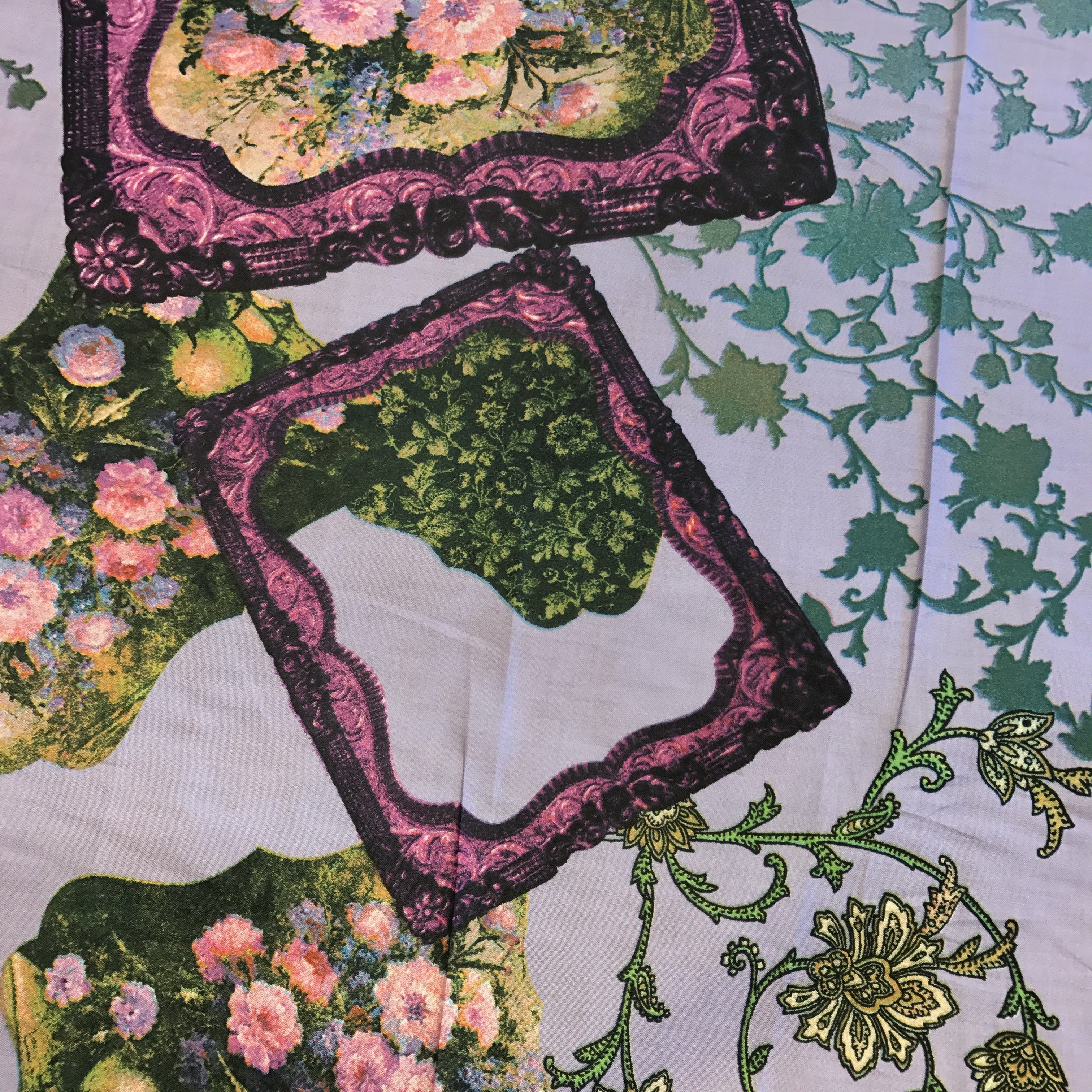 Kristen Purple Printed Cotton - Image 2