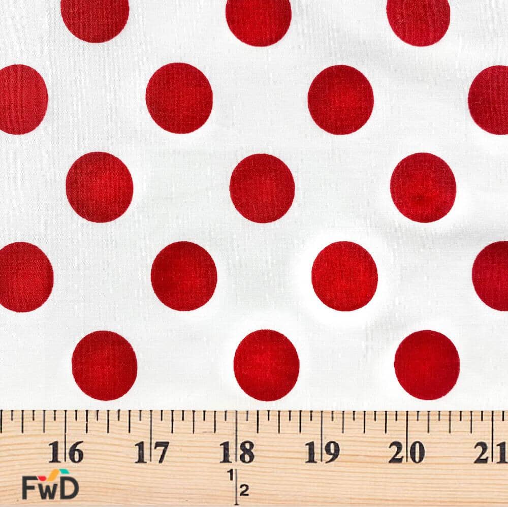 Large Polka Dot Cotton Poplin (58/60 Inch) - Image 16