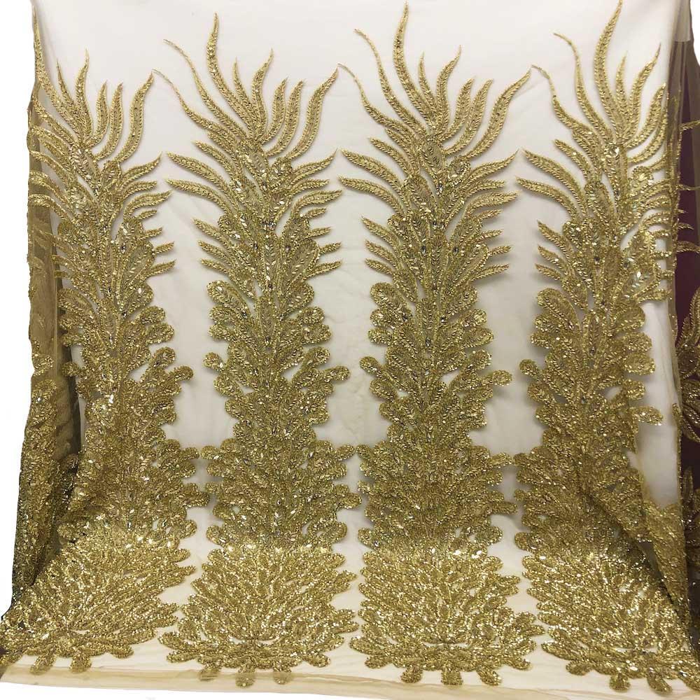 Liatris Bridal Lace Beaded Fabric - Image 16