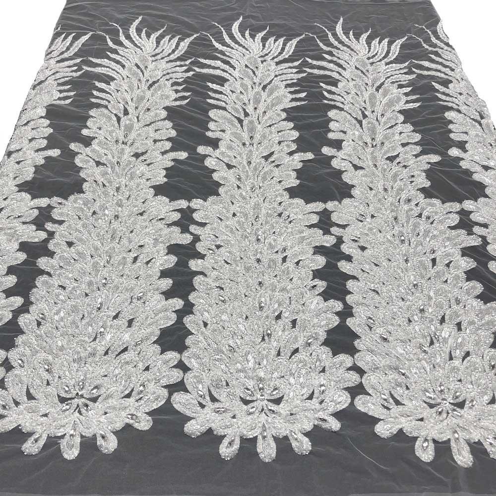 Liatris Bridal Lace Beaded Fabric - Image 2