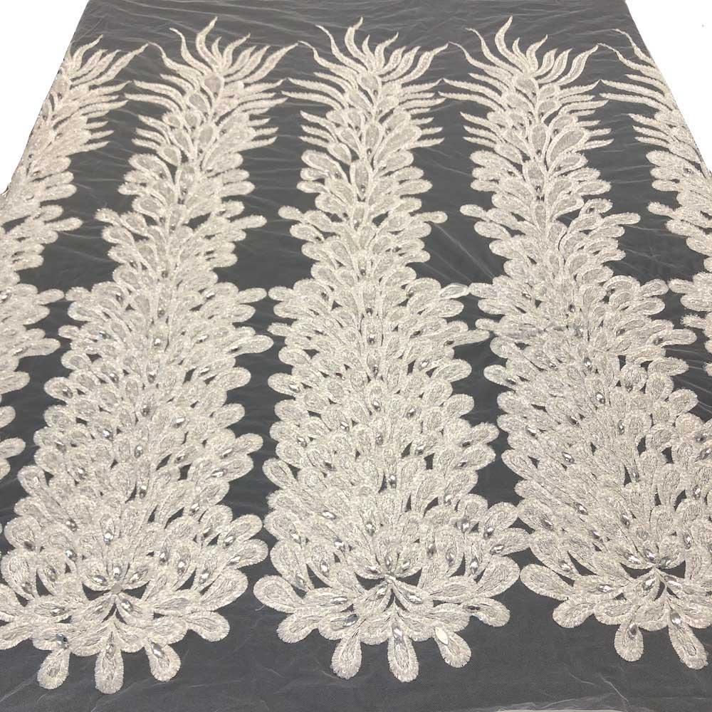 Liatris Bridal Lace Beaded Fabric - Image 7