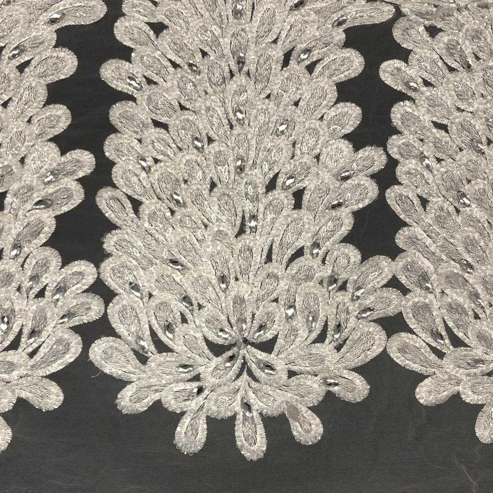 Liatris Bridal Lace Beaded Fabric - Image 9