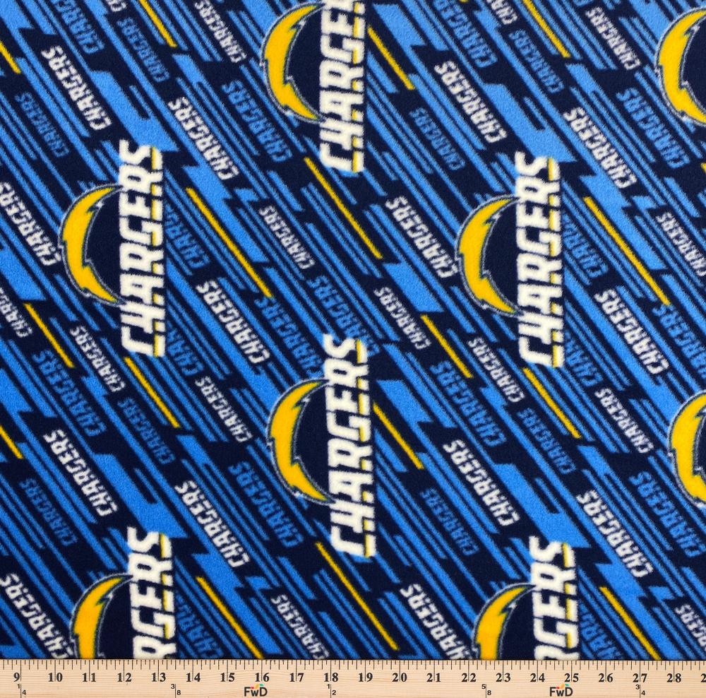 Los Angeles Chargers NFL Fleece Fabric - Image 3